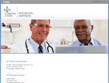 Tablet Screenshot of christieclinicaco.com